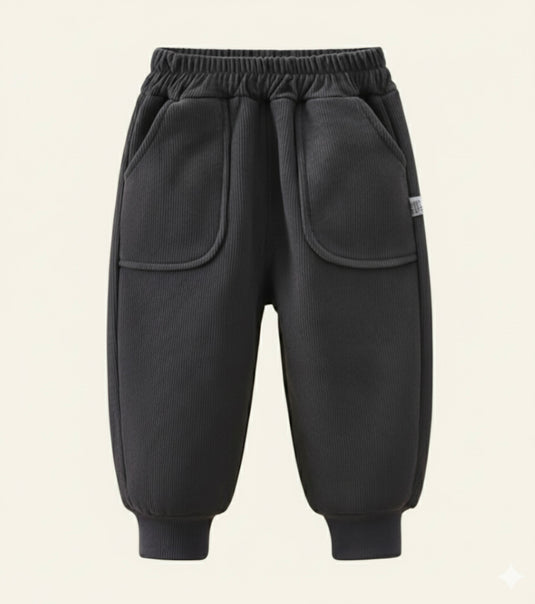 Pantalons en velours pour garçon – Kaki lilas