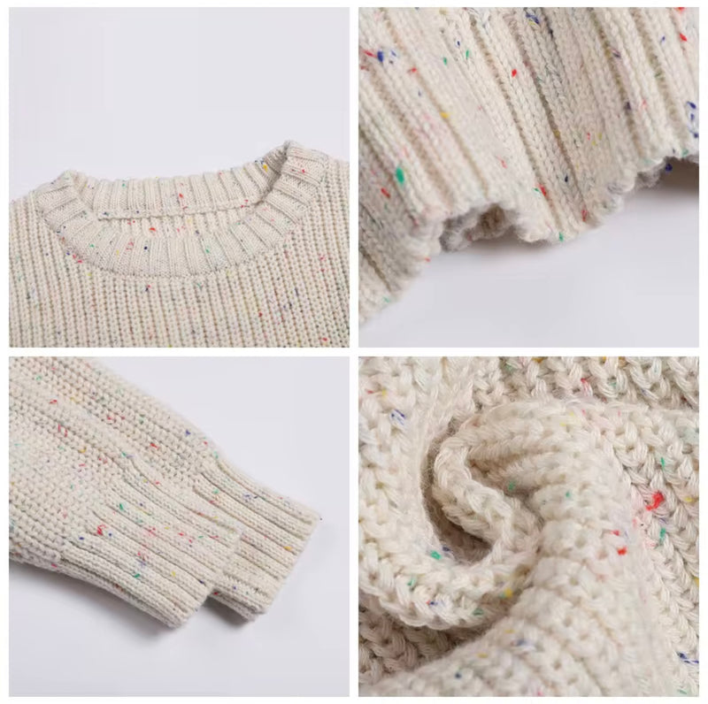 Load image into Gallery viewer, Pull en tricot 100 % coton pour garçon – Collection Kali (2 couleurs) | - Boutique Kaki Lilas
