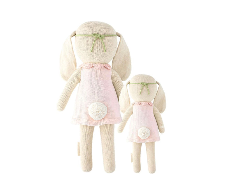 Load image into Gallery viewer, Peluche - Hannah le lapin rose - Cuddle + Kind - Boutique Kaki Lilas

