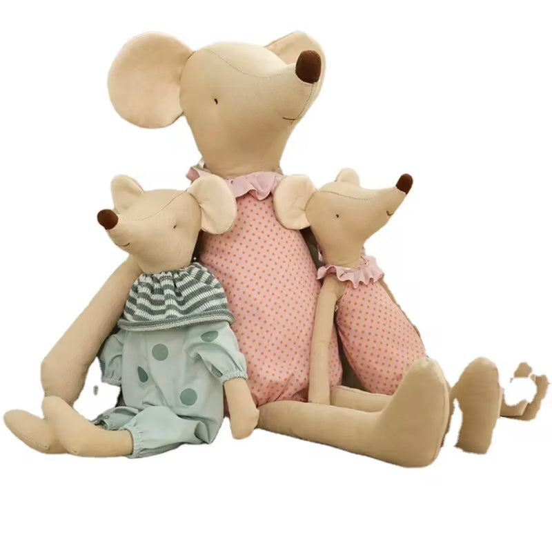 Load image into Gallery viewer, Peluches bébé Les Souris Joyeuses – Modèle Kali douces et réconfortantes - Boutique Kaki Lilas
