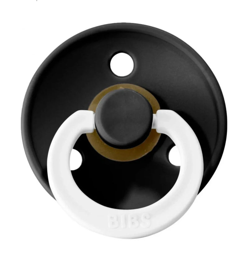 Load image into Gallery viewer, Paquet contenant deux suces en latex Bibs couleur Noir - Boutique Kaki Lilas
