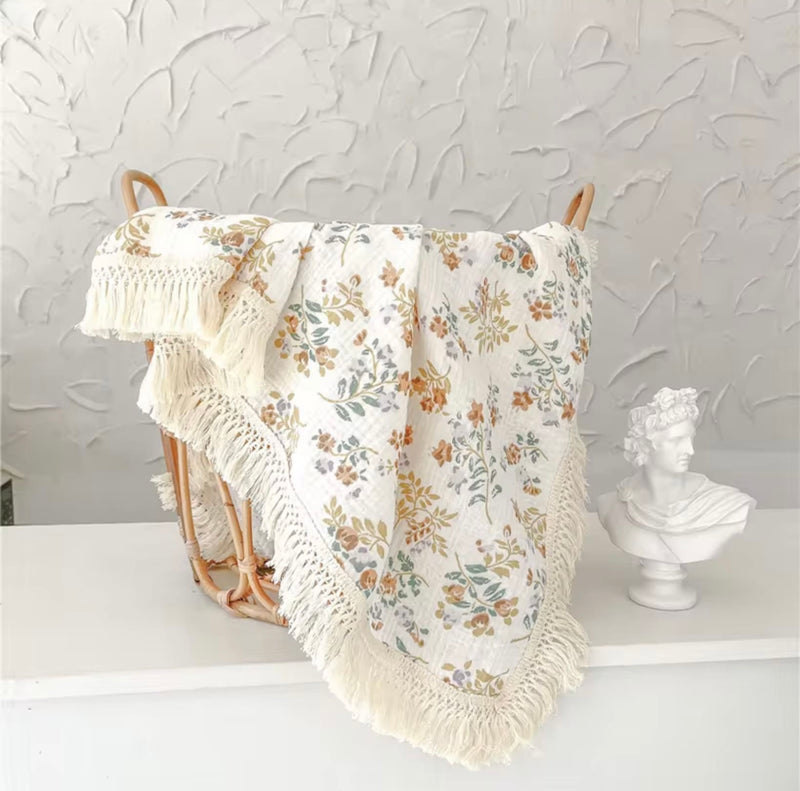 Load image into Gallery viewer, Mousseline bébé 100 % coton à motifs – Kali - Boutique Kaki Lilas
