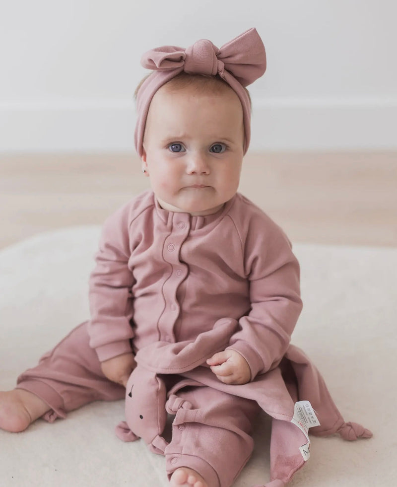 Load image into Gallery viewer, Combishort brossé - Berry coton bio - Boutique Kaki Lilas
