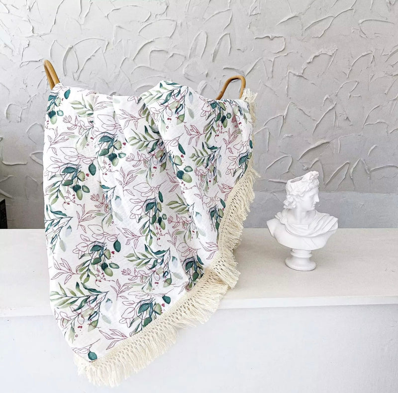 Load image into Gallery viewer, Mousseline bébé 100 % coton à motifs – Kali - Boutique Kaki Lilas
