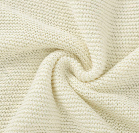 100% Cotton Knitted Baby Blanket – Kali Model