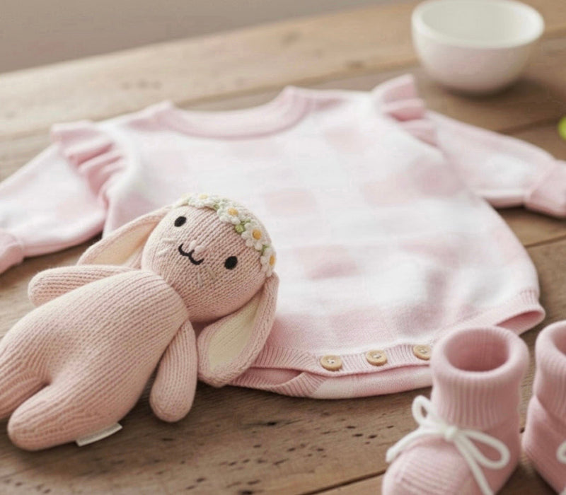 Load image into Gallery viewer, Soft cotton long-sleeved baby girl romper
