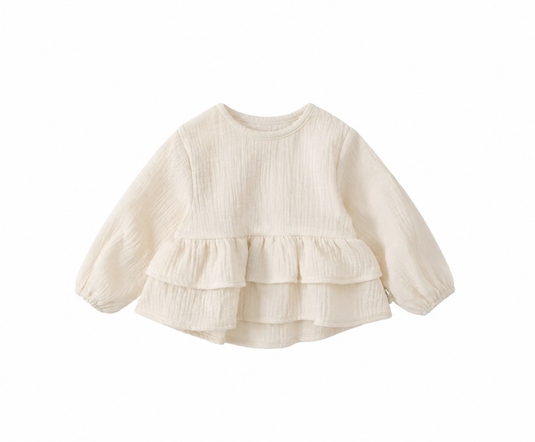 Blouse Romy à volants – Bébé et fille – Automne-Hiver