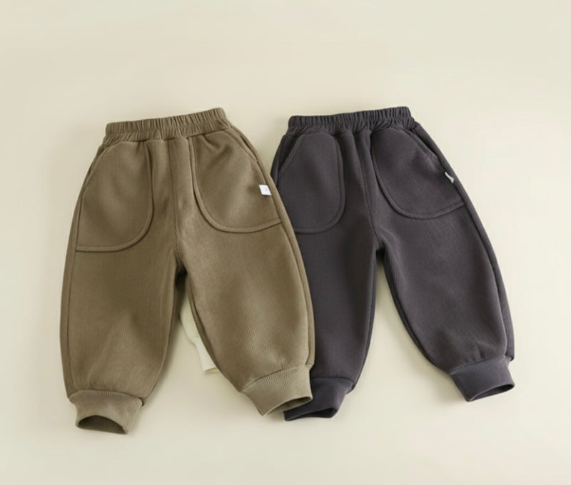 Chargez l'image dans la visionneuse de la galerie, Pantalons en velours pour garçon – Kaki lilas
