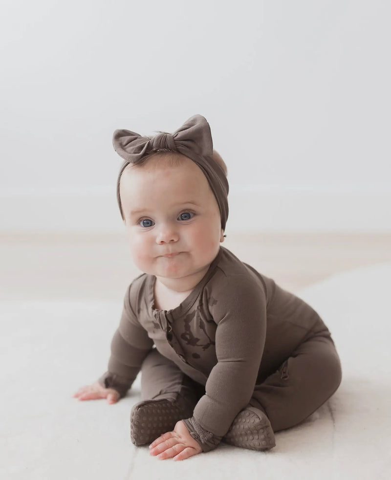 Load image into Gallery viewer, Bandeau en jersey | Noyer - Boutique Kaki Lilas
