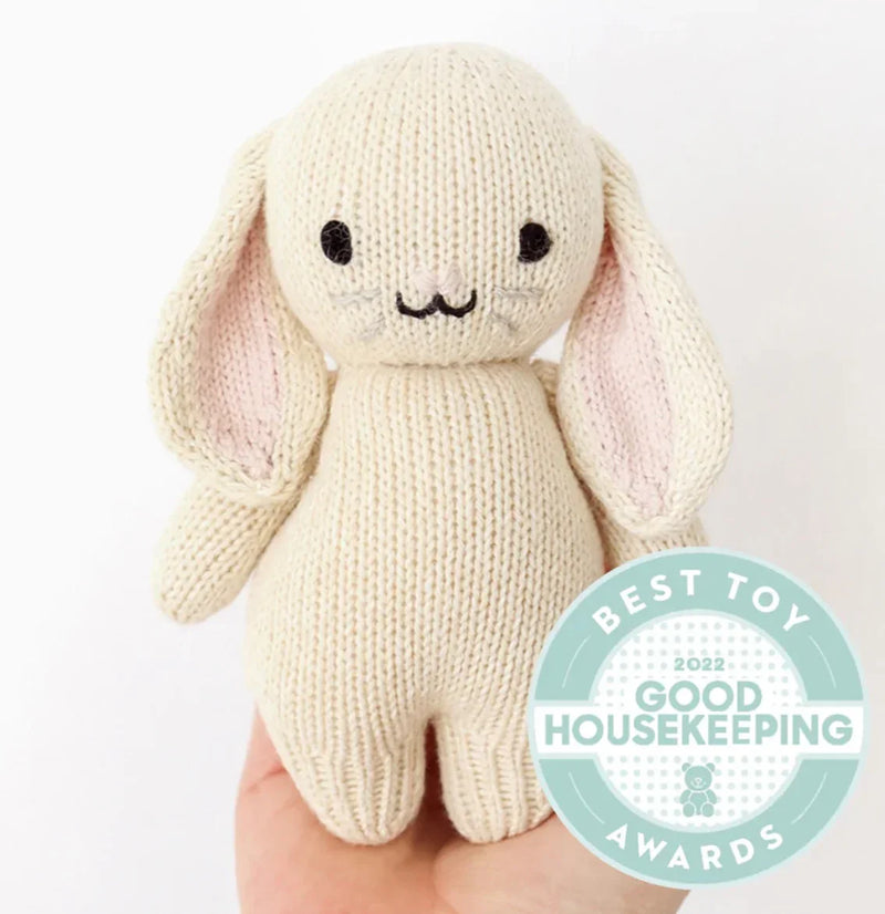 Load image into Gallery viewer, Peluche - Bébé lapin avoine - Cuddle + Kind - Boutique Kaki Lilas
