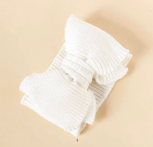 Bandeau noeud en tricot coton bio – Kali