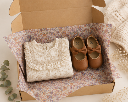 Linen Flowers Gift Set