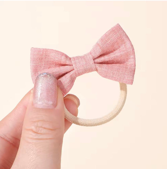 Patterned fabric hair bows – Autumn-Winter
