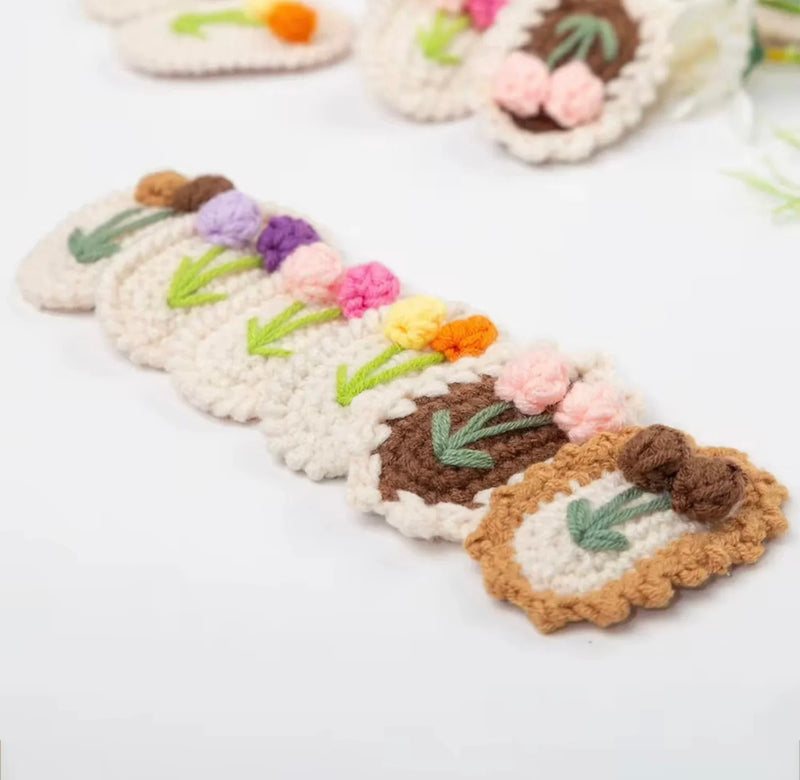 Load image into Gallery viewer, Baby girl hair clips set of 5 – Kali June
