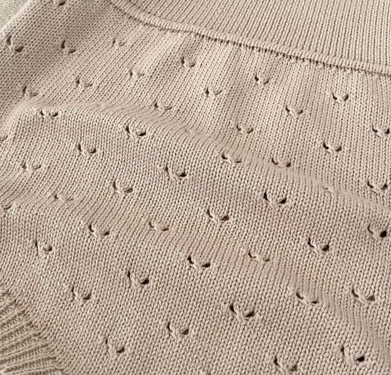 Chargez l'image dans la visionneuse de la galerie, Combinaison bébé fille en tricot de coton doux – Kali
