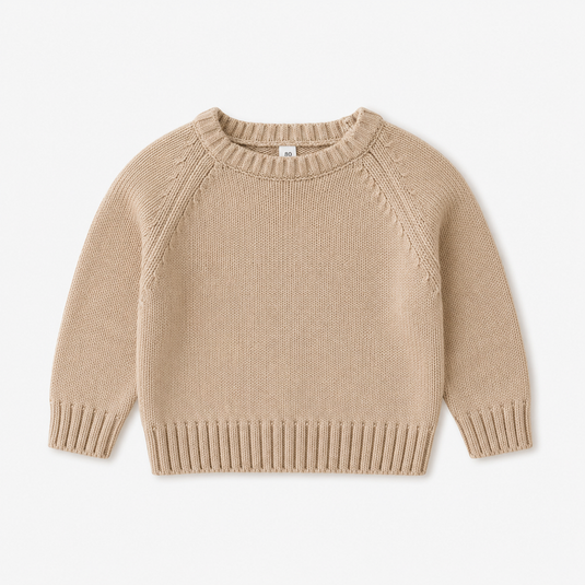 Baby and Boys Knitted Cotton Sweater – Autumn-Winter
