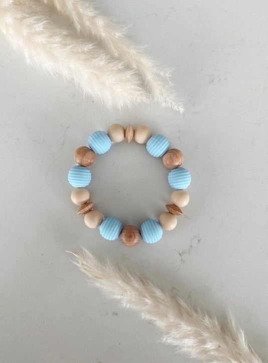 Anneau de dentition Spirale bleue 🩵