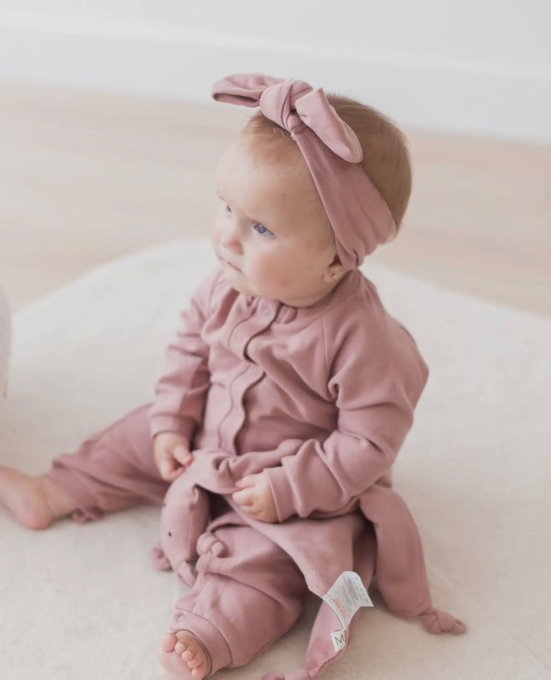 Load image into Gallery viewer, Combishort brossé - Berry coton bio - Boutique Kaki Lilas
