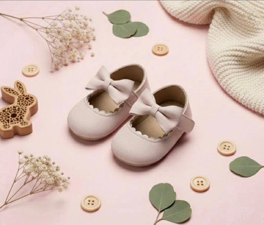 Chaussures bébé fille Mary Jane en cuir souple