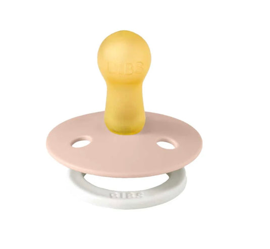 Paquet contenant deux suces en latex Bibs couleur Blus Glow/Vanilla Glow - Boutique Kaki Lilas