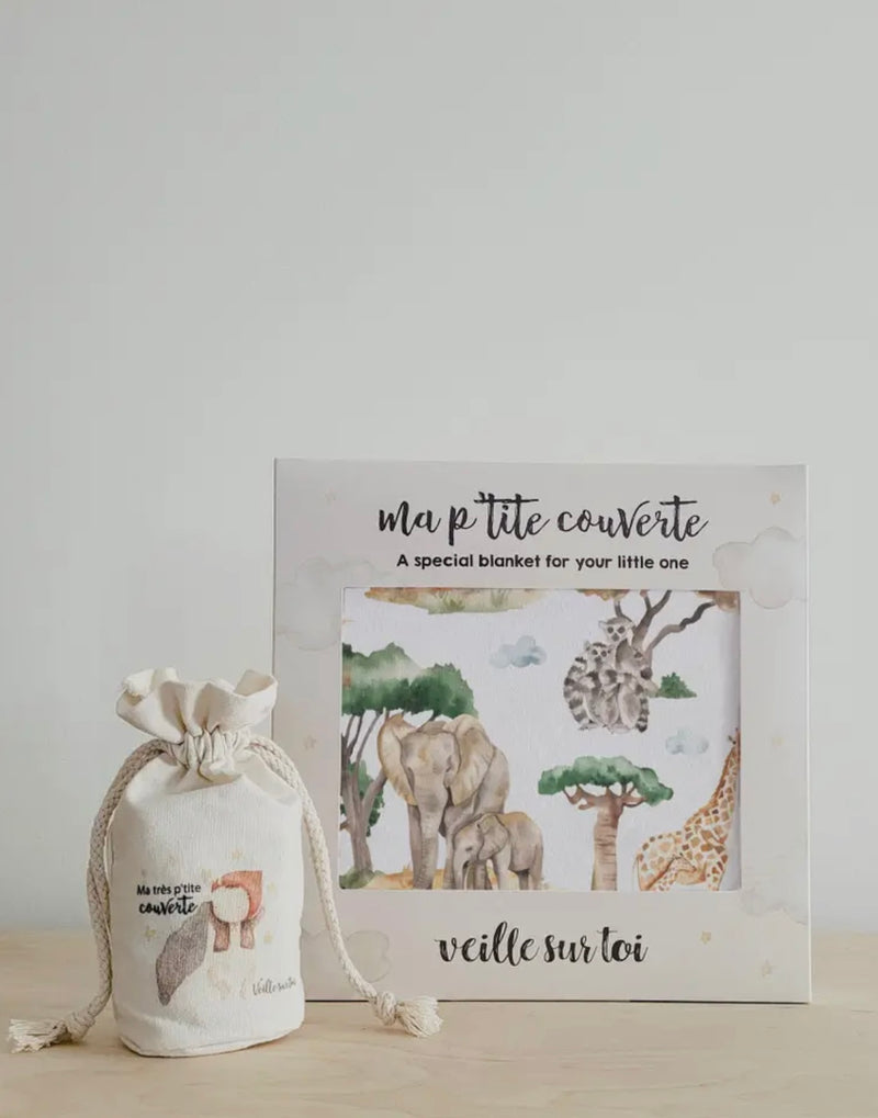 Load image into Gallery viewer, Couvertures emmaillotage de la marque Veille sur toi - Boutique Kaki Lilas
