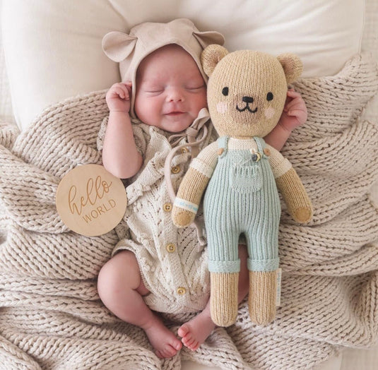 Handmade Plush - Charlie the Honey Bear - Cuddle + Kind - Last piece available 🤍