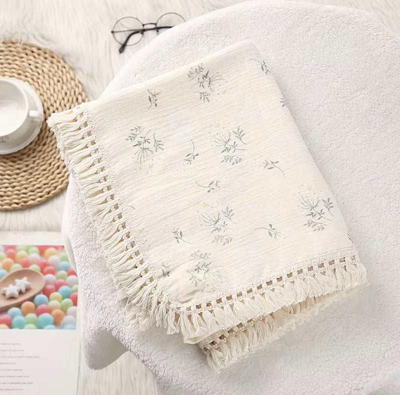 Load image into Gallery viewer, Mousseline bébé 100 % coton à motifs – Kali - Boutique Kaki Lilas
