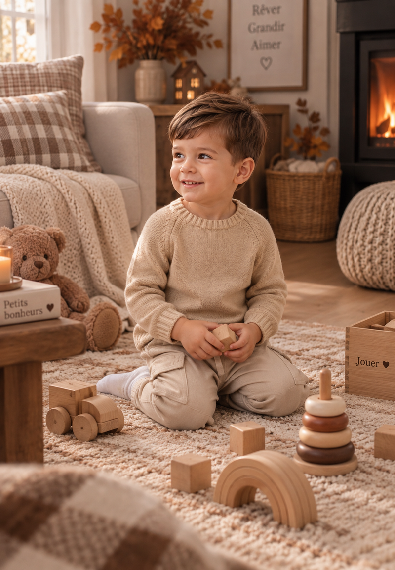 Chargez l'image dans la visionneuse de la galerie, Pantalon cargo pour bébé et garçon – Automne-Hiver
