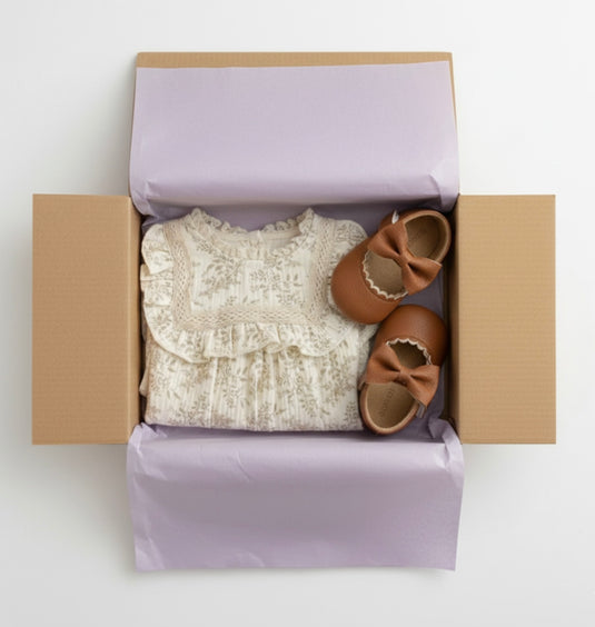 Coffret naissance bébé Fleur de Lin