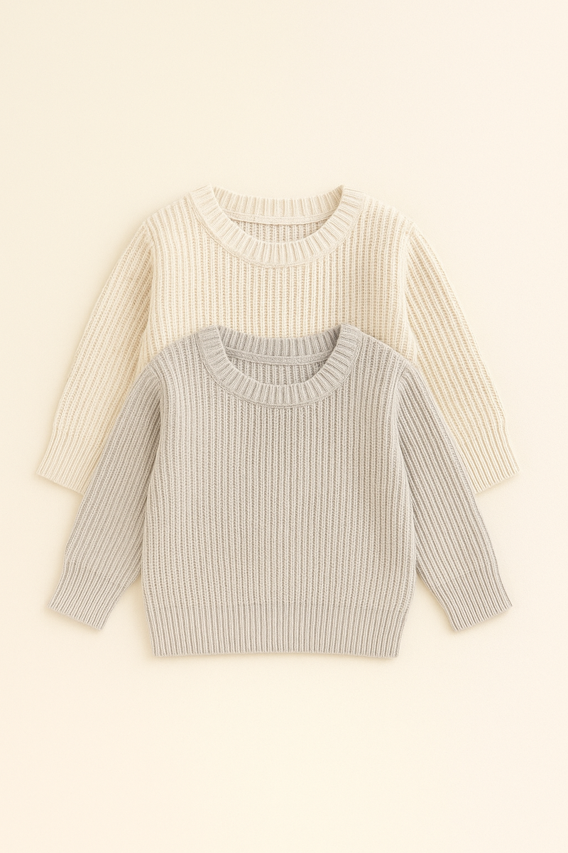 Load image into Gallery viewer, Pull en tricot 100 % coton pour garçon – Collection Kali (2 couleurs) | - Boutique Kaki Lilas
