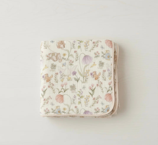 Soft & light organic cotton and bamboo baby muslin – Kali