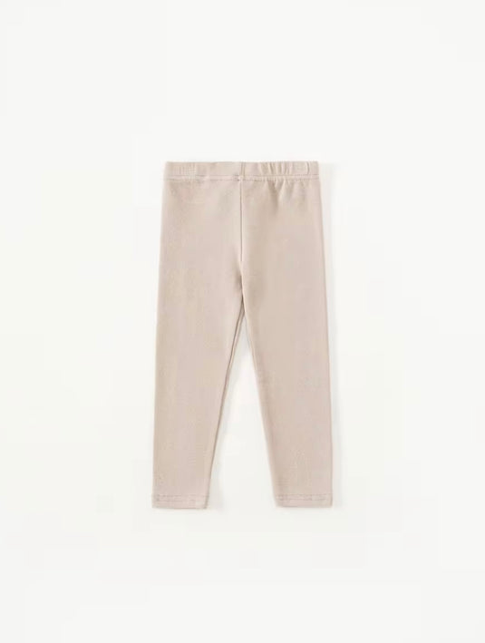 Leggings en coton doux pour filles – Kaki Lilas - Boutique Kaki Lilas