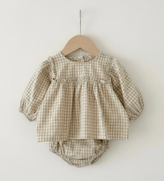 Baby girl's plaid set - Kali