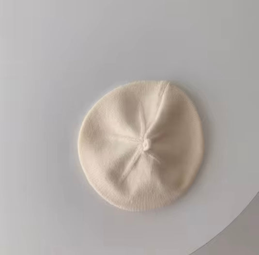 Béret bébé fille 0-3 ans en coton doux – Kaki Lilas - Boutique Kaki Lilas