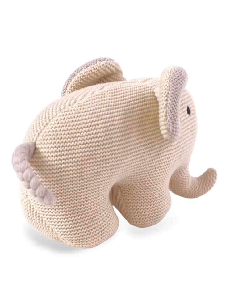 Load image into Gallery viewer, Handmade organic cotton plush elephant 
