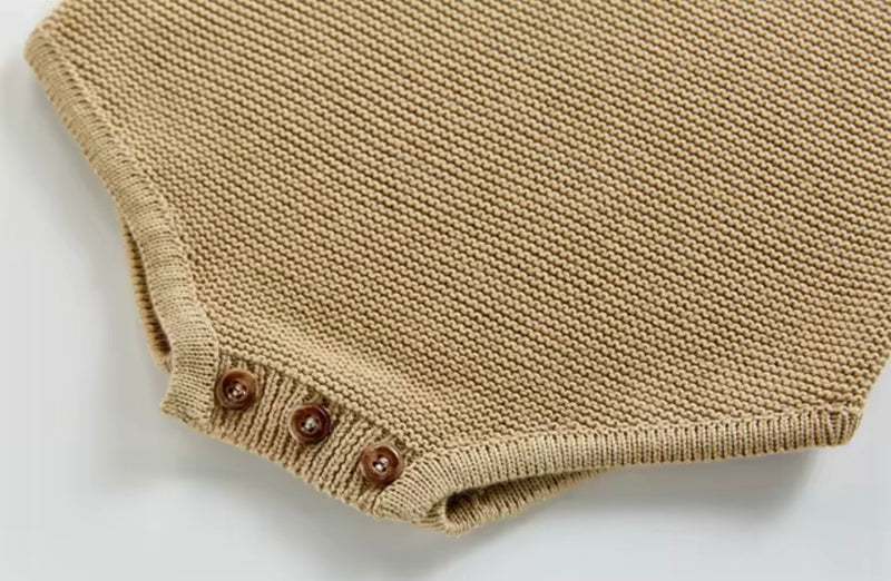 Chargez l'image dans la visionneuse de la galerie, Combinaison bébé garçon tricot coton doux + bonnet – Kali
