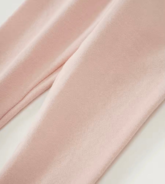 Leggings en coton doux pour filles – Kaki Lilas - Boutique Kaki Lilas