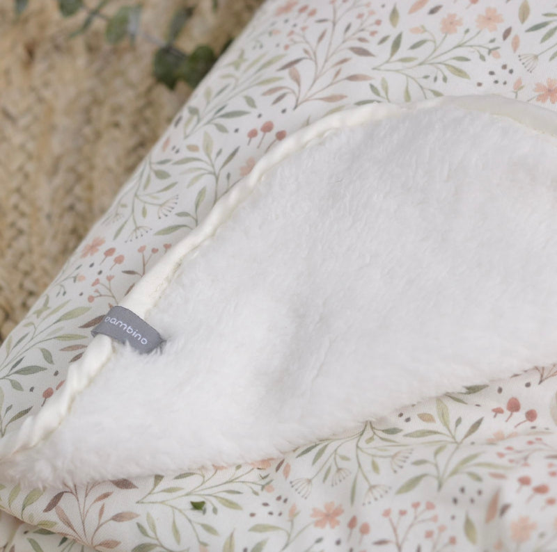 Load image into Gallery viewer, Couverture pour bébé fluffy + coton - Boutique Kaki Lilas
